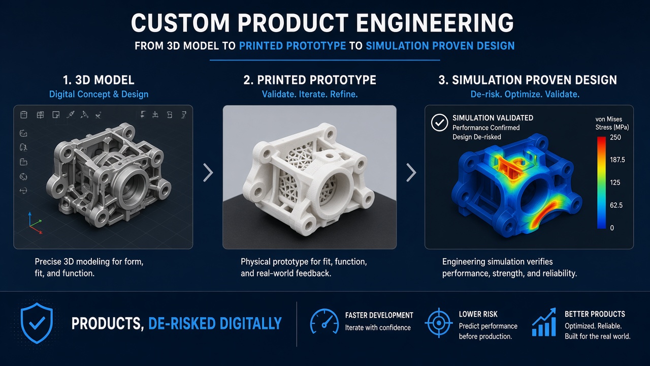 3D product modeling and engineering services