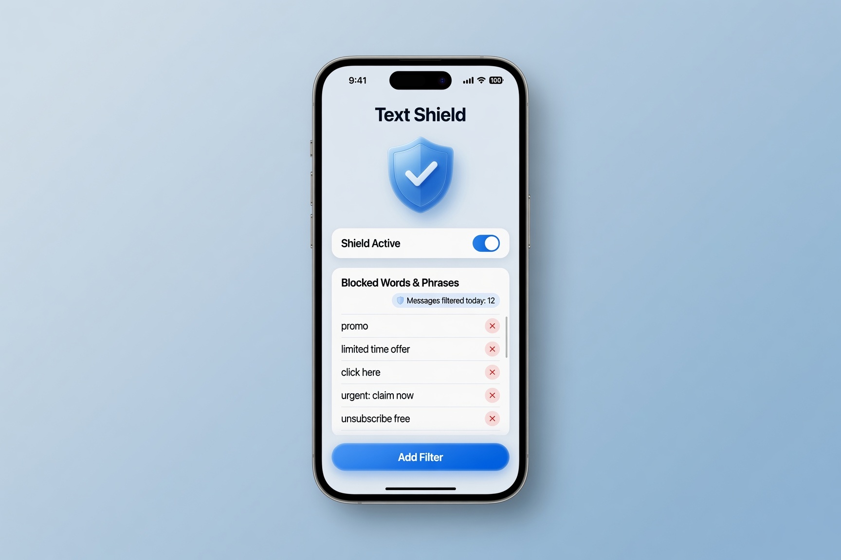 iOS Spam fileter by infused Ideas